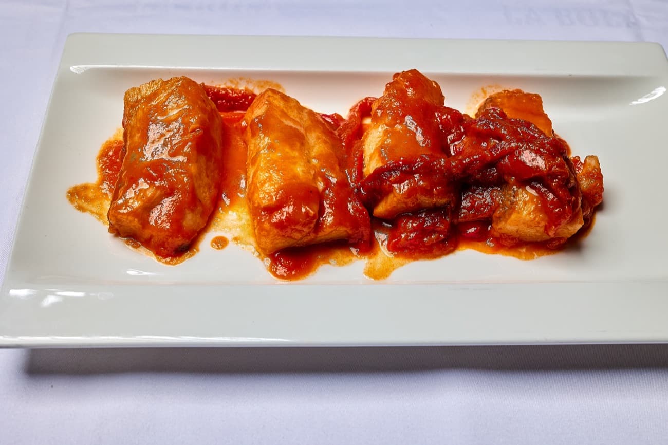 Bacalao con tomate